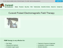 Tablet Screenshot of curavet.com